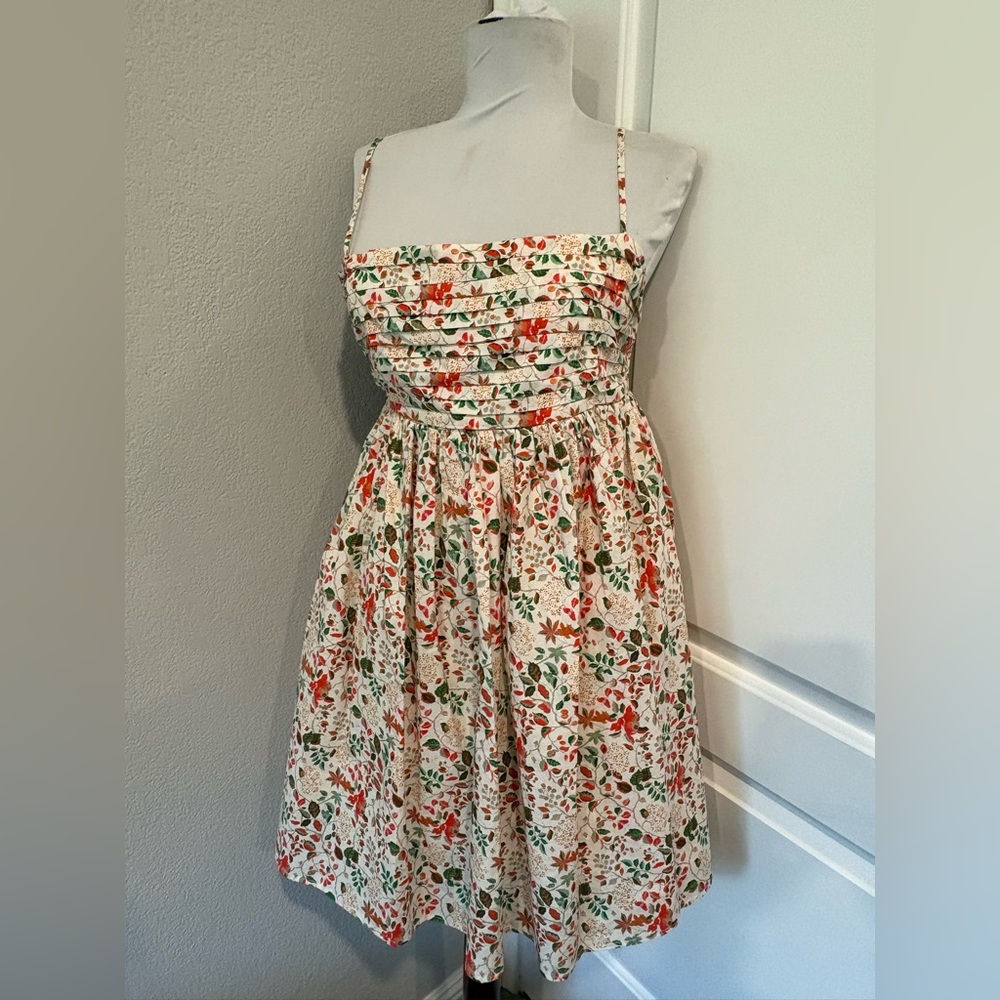All in favor summer spring babydoll 100% cotton mini dress size M
